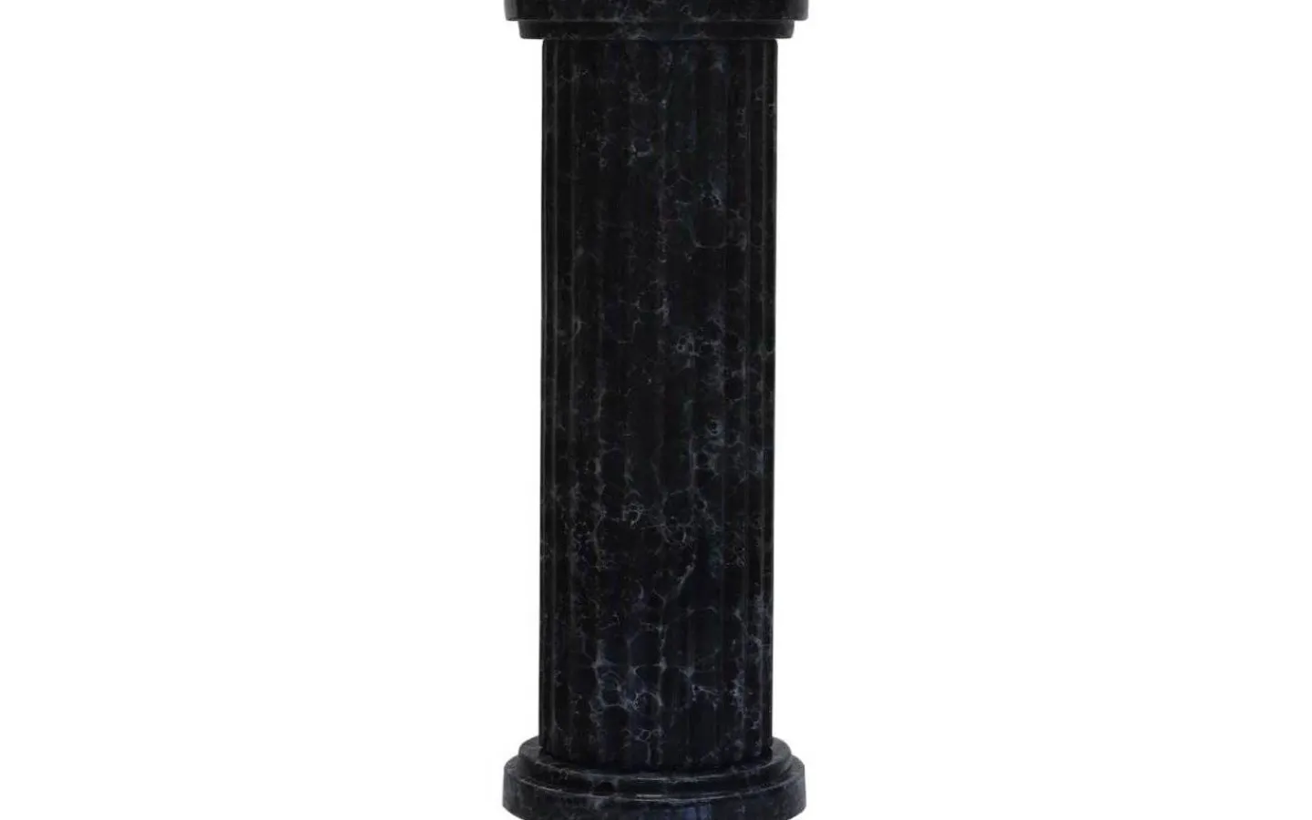Prydnadssaker<Hallbergs Romersk Pelare 70cm Black Marble