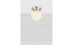 Ronda Plafond 19cm Vit/Krom IP44