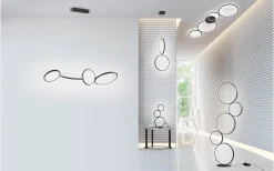 Trio Lighting Rondo Bordslampa LED mattsvart* Bordslampor