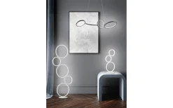 Trio Lighting Rondo Golvlampa LED matt vit* Golvlampor