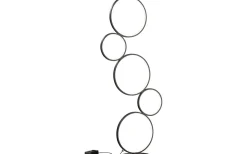 Golvlampor<Trio Lighting Rondo Golvlampa LED mattsvart