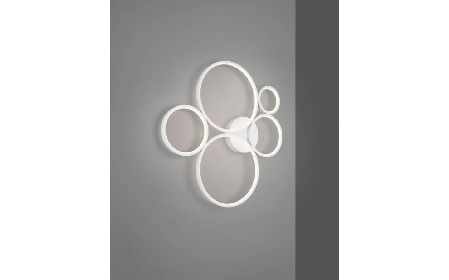 Trio Lighting Rondo Plafond LED 5-delad mattvit* Plafonder