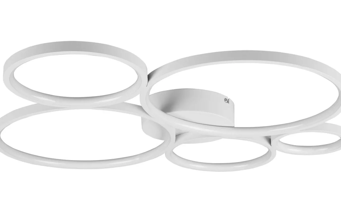 Trio Lighting Rondo Plafond LED 5-delad mattvit* Plafonder