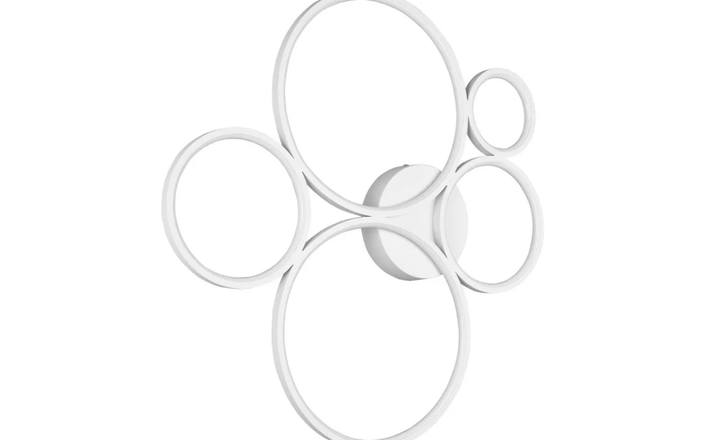 Trio Lighting Rondo Plafond LED 5-delad mattvit* Plafonder