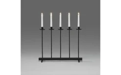 Konstsmide Ronja Adventsljusstake 5L 50cm Svart* Visa Alla Adventsljusstakar|Adventsljusstakar 31-60 Cm