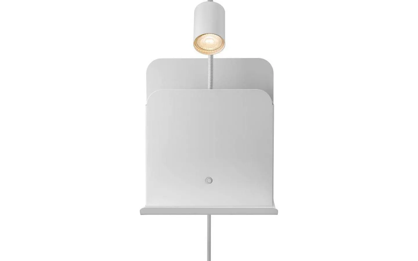 Sovrum|Läslampor<Nordlux Roomi Vägglampa med USB Vit
