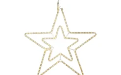 Ropeart Siluett Stjärna 69cm Vit IP44