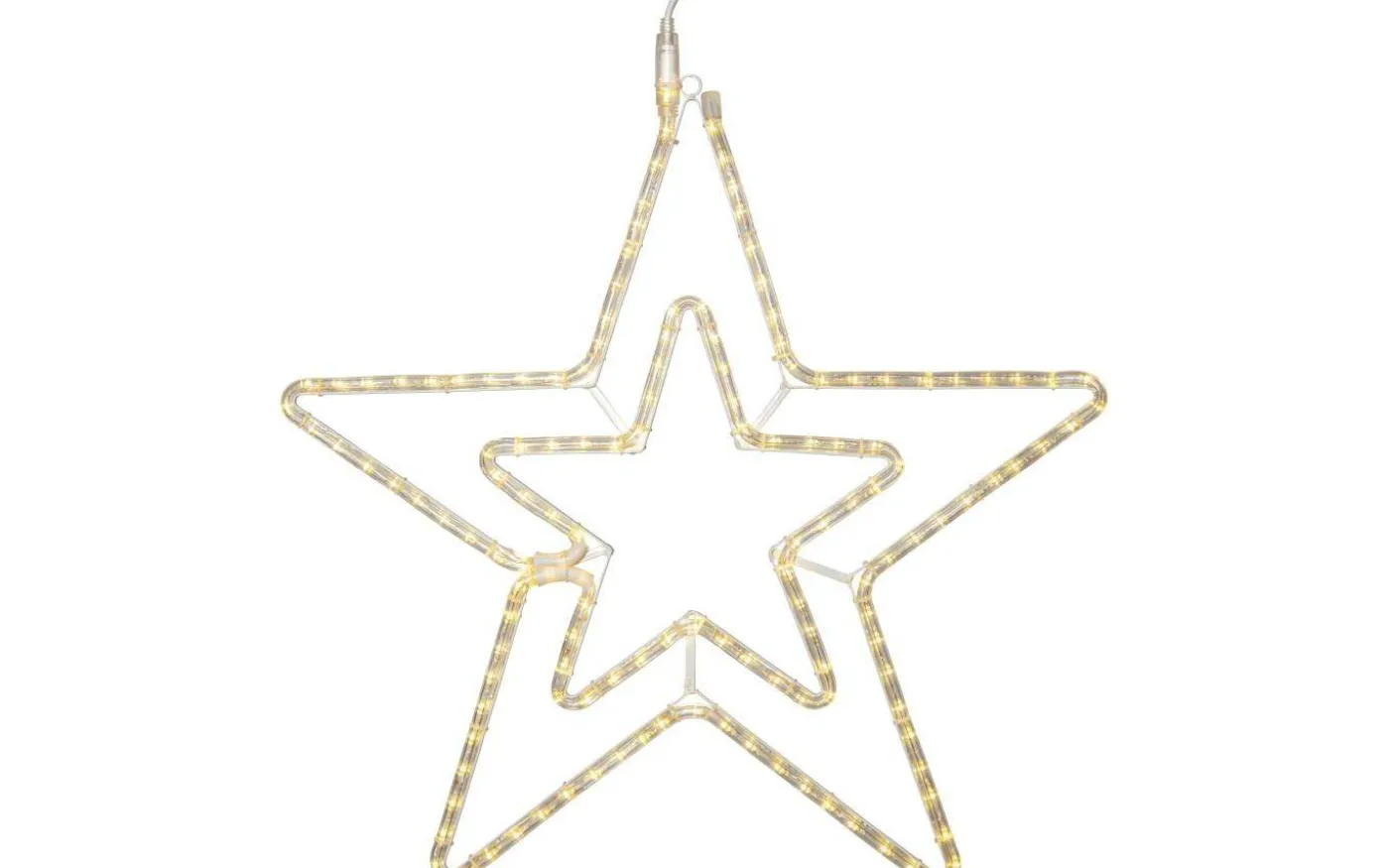 Ropeart Siluett Stjärna 69cm Vit IP44