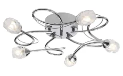 Rose Plafond 5L 53cm Krom/Frost