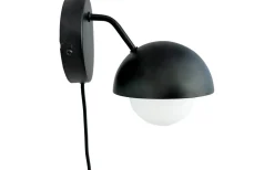 Rose Vägglampa Svart