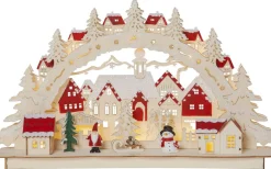 Batteri Julpynt Inomhus<Star Trading Rosenheim Ljusstake 46cm Natur