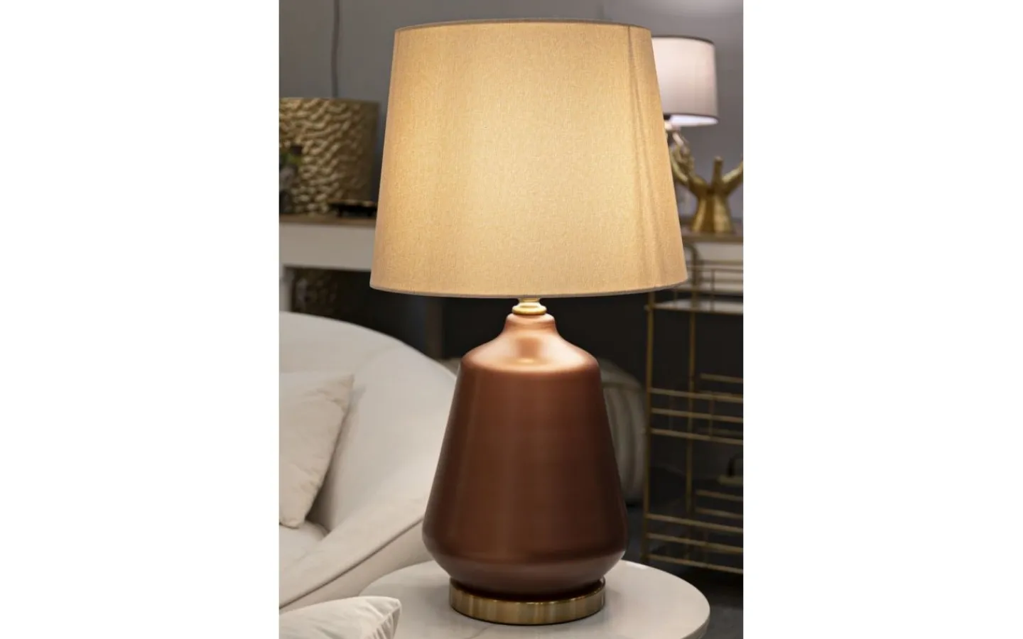 Mauro Ferretti Rosenthal Bordslampa 65cm Brun* Bordslampor