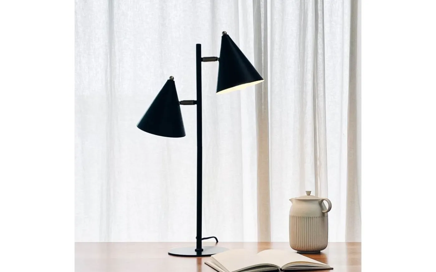 Rouen Bordslampa 64sm Svart