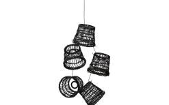 Partyslingor Utomhus 230V|Partyslingor Utomhus 230V<Konstsmide Round Lampskärm Tillbehör Ø15cm Svart 5-pack