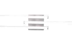 Route Plafond LED 3-delad borstad stål 4000K