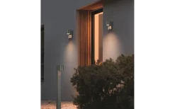 Upp Eller Nedljus Lampor<Trio Lighting Roya Vägglampa GU10 antracit rund rörelsesensor IP44