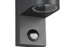 Upp Eller Nedljus Lampor<Trio Lighting Roya Vägglampa GU10 antracit rund rörelsesensor IP44