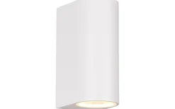 Upp & Nedljus Lampor<Trio Lighting Roya Vägglampa 2xGU10 matt vit rund IP44