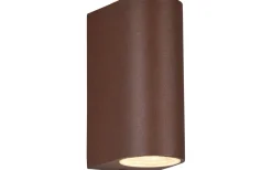 Upp & Nedljus Lampor<Trio Lighting Roya Vägglampa 2xGU10 rustik rund IP44