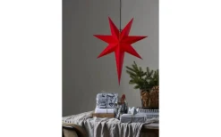 Star Trading Rozen Julstjärna Röd 65cm* Visa Alla Julstjärnor|Julstjärnor Med Sladd
