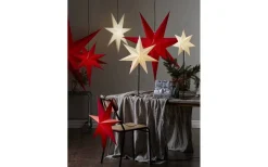 Star Trading Rozen Julstjärna Röd 70cm* Visa Alla Julstjärnor|Julstjärnor Med Sladd