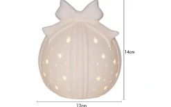 Star Trading Rozy Bordsdekoration 14cm Vit* Inomhusdekorationer Batteri