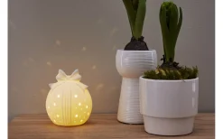 Rozy Bordsdekoration 11cm Vit