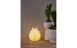 Rozy Bordsdekoration 11cm Vit