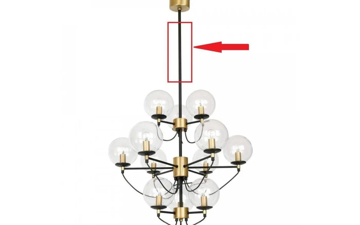 Rör till Perla Taklampa 50cm