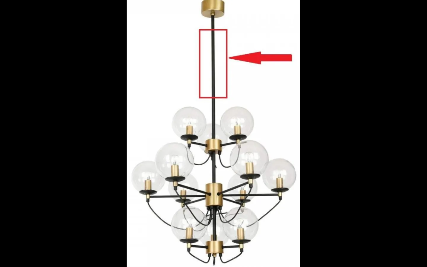 Reservglas Och Reservdelar<Hallbergs Rör till Perla Taklampa 60cm