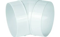 Värme- & Takfläktar,Eltempr<Malmbergs Rörböjar, Vinkel 45°