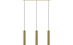 Kök & Matplats|Avlånga Taklampor<Markslojd Ruben Takpendel 3L Mässing