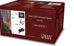 Rune Decklight 12V G4 3-Pack Extension 12V System Konstsmide