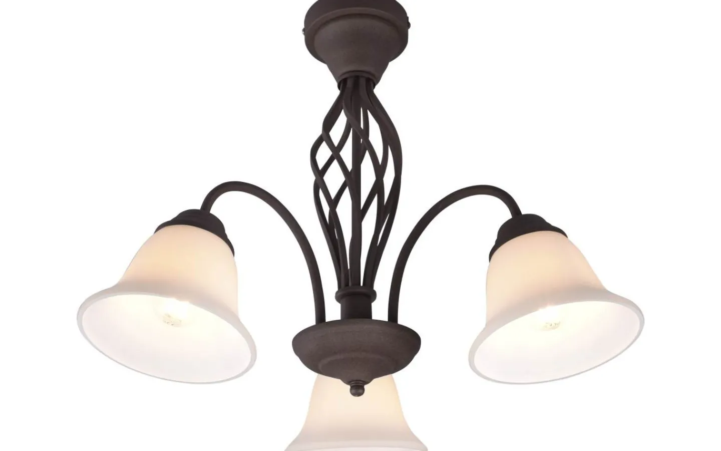 Trio Lighting Rustica Plafond 3-delad E27 rustik* Plafonder