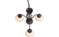 Trio Lighting Rustica Takkrona 55cm 3-delad E27 rustik* Stora Taklampor Ø50-69 Cm