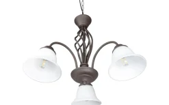 Trio Lighting Rustica Takkrona 55cm 3-delad E27 rustik* Stora Taklampor Ø50-69 Cm