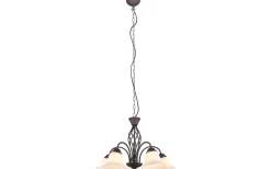 Stora Taklampor Ø50-69 Cm<Trio Lighting Rustica Takkrona 60cm 5-delad E27 rustik