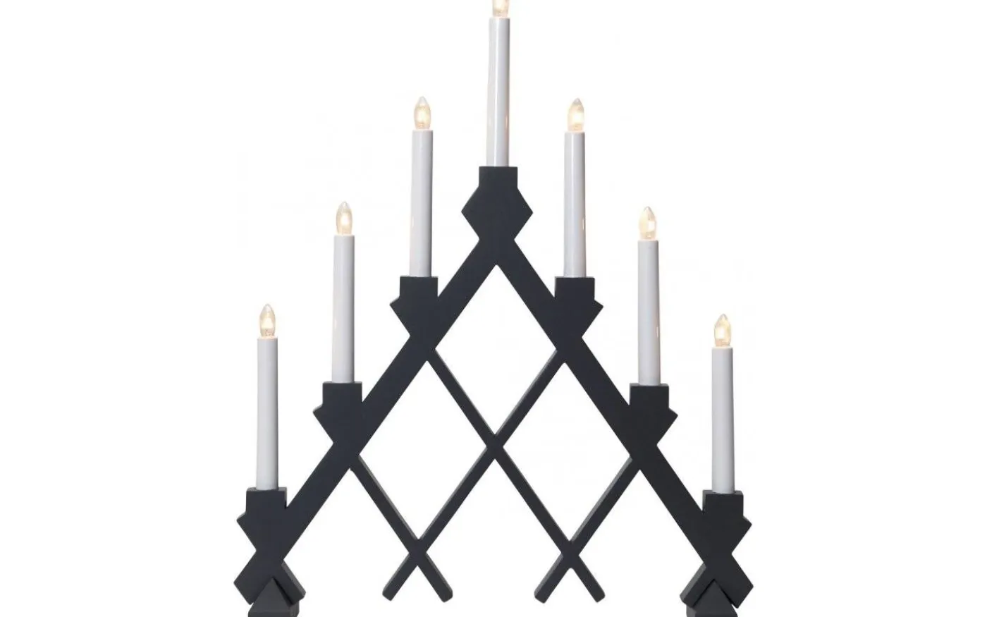 Rut Adventsljusstake Mörkgrå 53cm