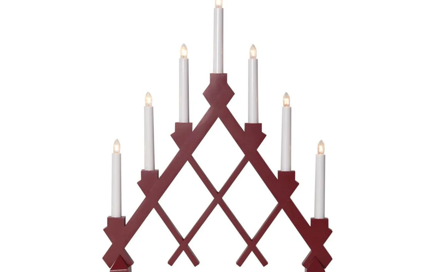 Star Trading Rut Adventsljusstake Röd 53cm* Adventsljusstakar 31-60 Cm