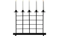 Ruter Adventsljusstake 5L 51cm Svart