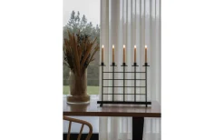 Ruter Adventsljusstake 5L 51cm Svart