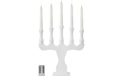 Markslojd Rydboholm Batteridriven Adventsljusstake 53cm Vit* Batteridrivna Adventsljusstakar|Visa Alla Adventsljusstakar