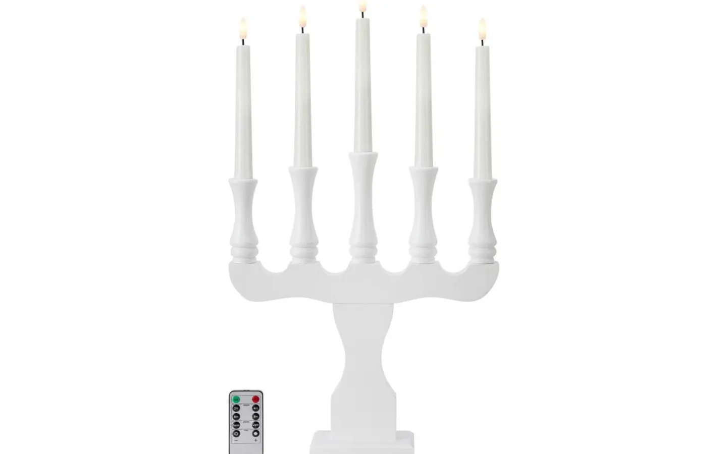 Markslojd Rydboholm Batteridriven Adventsljusstake 53cm Vit* Batteridrivna Adventsljusstakar|Visa Alla Adventsljusstakar