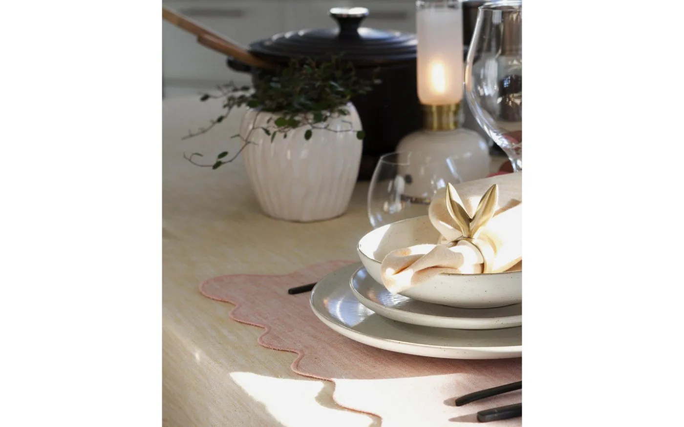 Sabina Servett 4P Havre 45x45cm