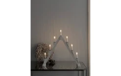 Visa Alla Adventsljusstakar|Adventsljusstakar 31-60 Cm<Konstsmide Saga Adventsljusstake Grå 56cm