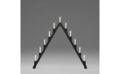 Konstsmide Saga Adventsljusstake 11L Svart 82cm* Visa Alla Adventsljusstakar|Adventsljusstakar 61-120 Cm