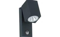 Sakeda Vägglampa med Sensor LED 5W 3000K Antracit IP44