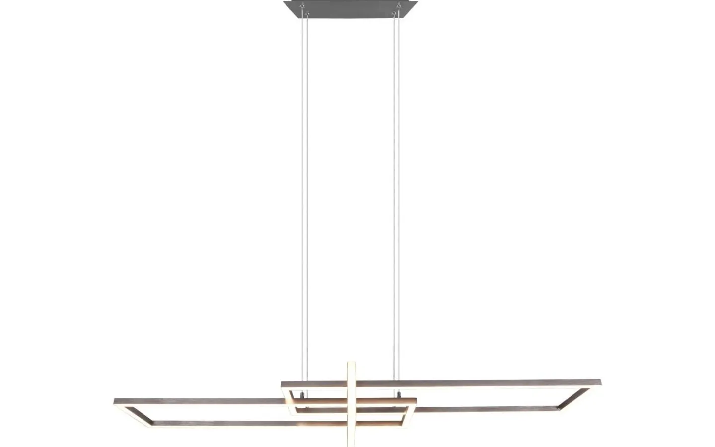 Avlånga Taklampor<Trio Lighting Salinas Takpendel LED i borstat stål