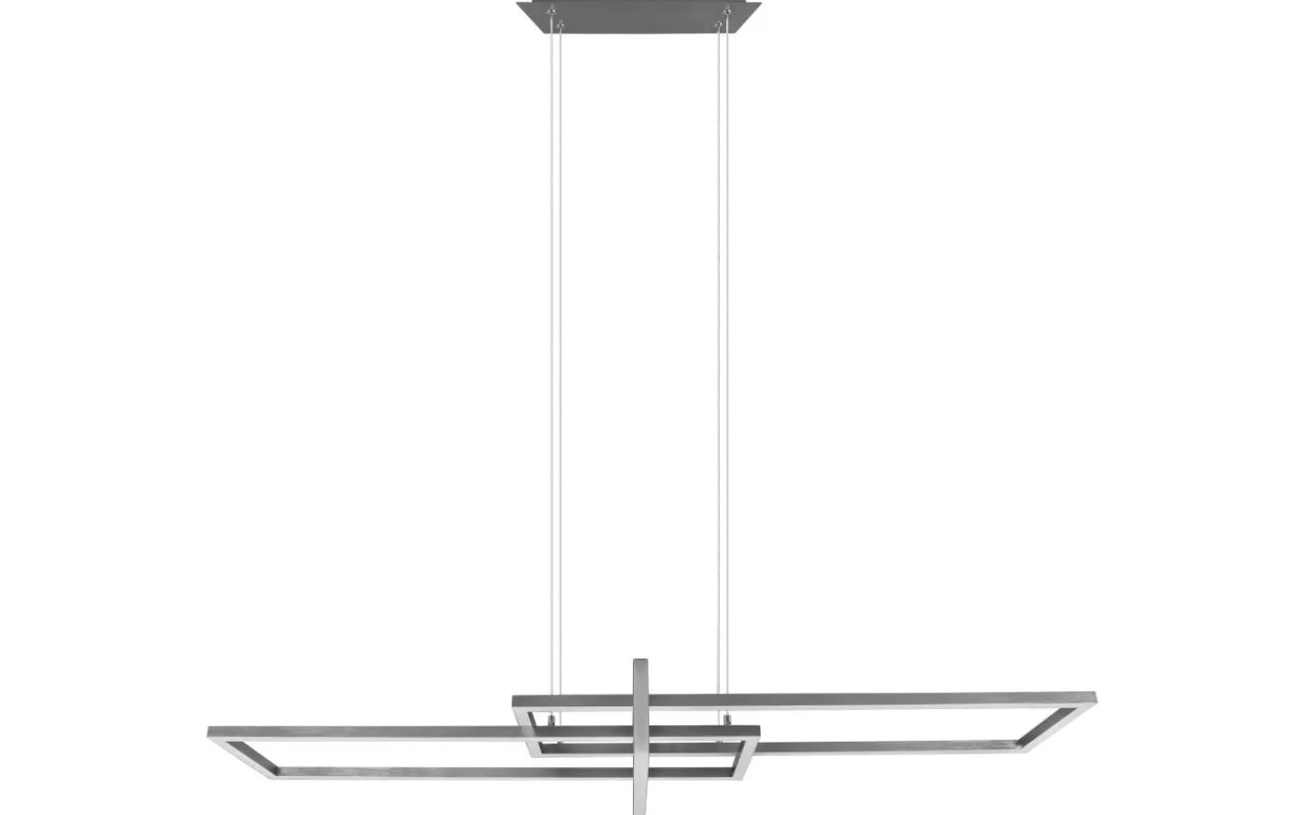 Avlånga Taklampor<Trio Lighting Salinas Takpendel LED i borstat stål