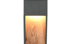 Vägglampor Utomhus<Trio Lighting Salmon Vägglampa LED trä/antracit IP44